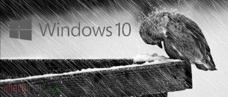 Черно-белый Windows 10