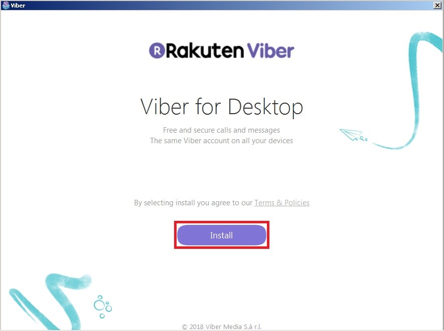 Установка Viber для Windows